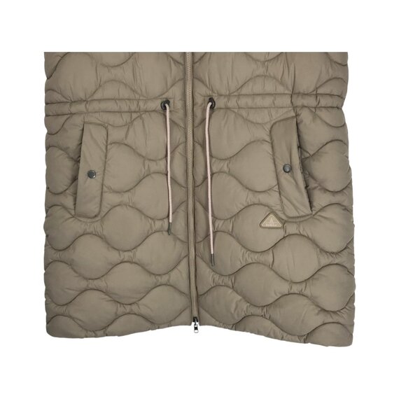 Barbour Vest Womens Size 14‎ US 18 UK Reversible Shelly Gilet Quilted Beige Pink - Picture 2 of 15